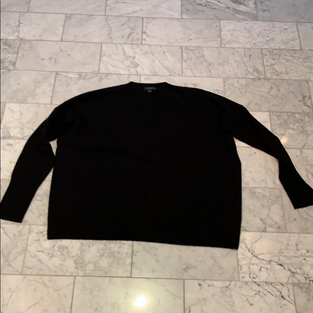 Black cashmere sweater